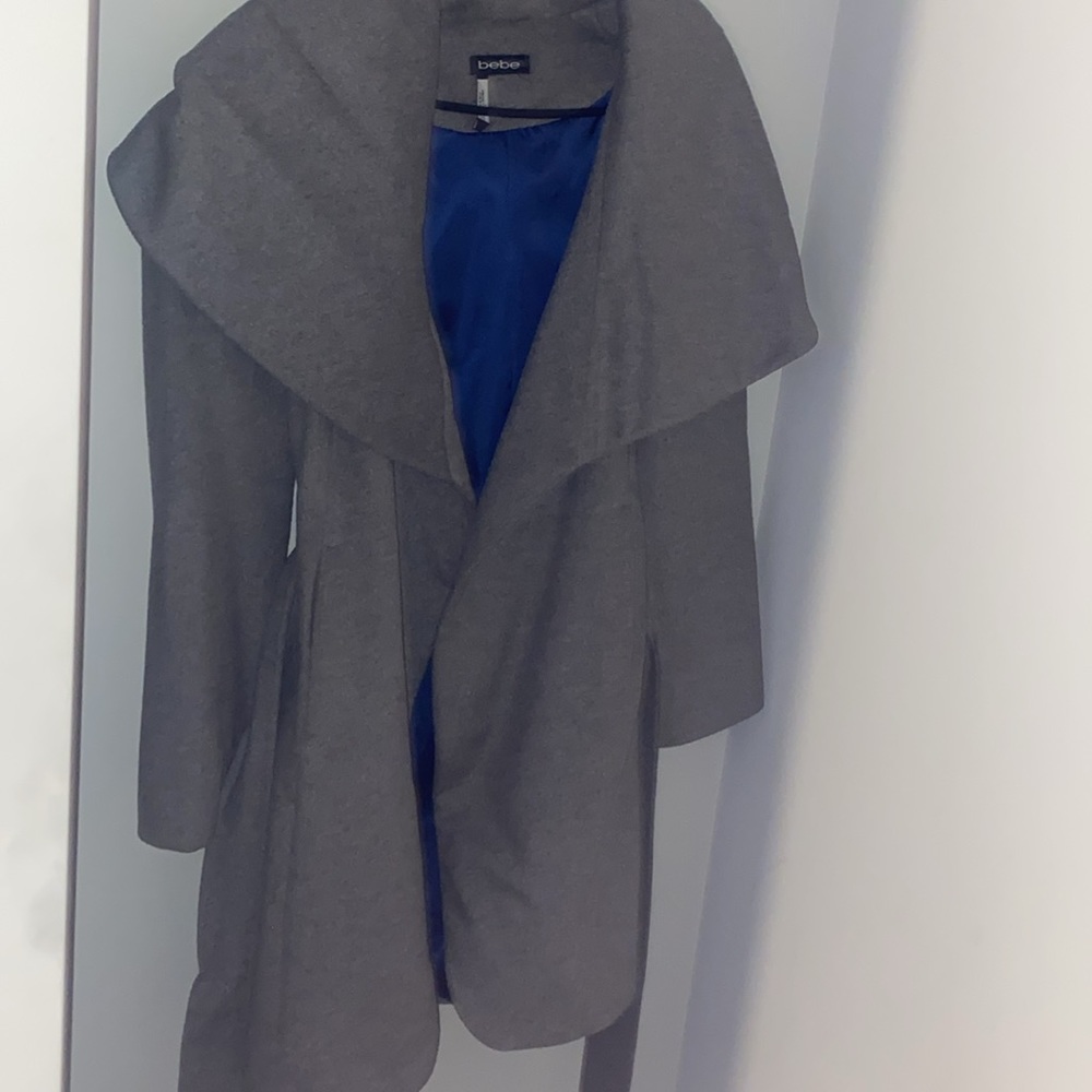 Wool wrap coat
